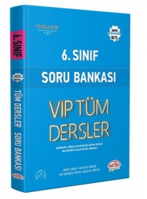 6.SINIF VIP TÜM DERSLER S B MAVİ KİTAP / EDİTÖR