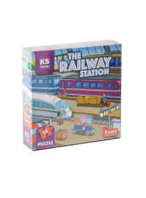 PUZZLE THE RAILWAY STATION PRE-SCHOOL PRS32712 / KS GAMES